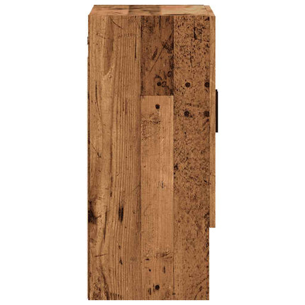 vægskab 60x31x70 cm konstrueret træ gammelt træ