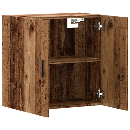 vægskab 60x31x60 cm konstrueret træ antikt træ