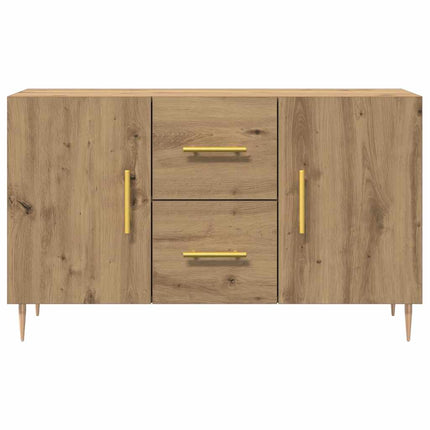 skænk 100x36x60 cm konstrueret træ kunsteg