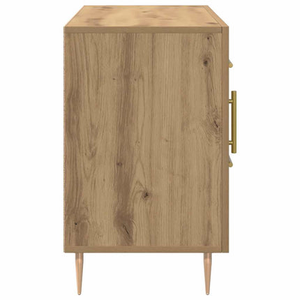 skænk 100x36x60 cm konstrueret træ kunsteg