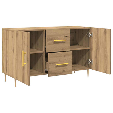 skænk 100x36x60 cm konstrueret træ kunsteg