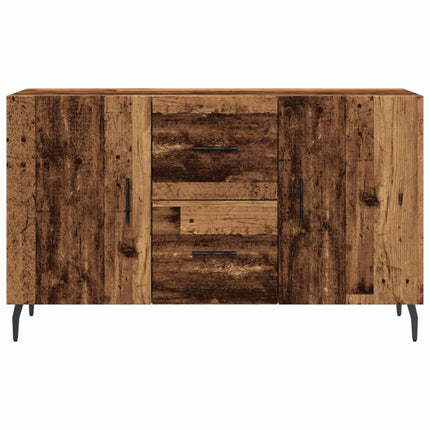 skænk 100x36x60 cm konstrueret træ gammelt træ-look