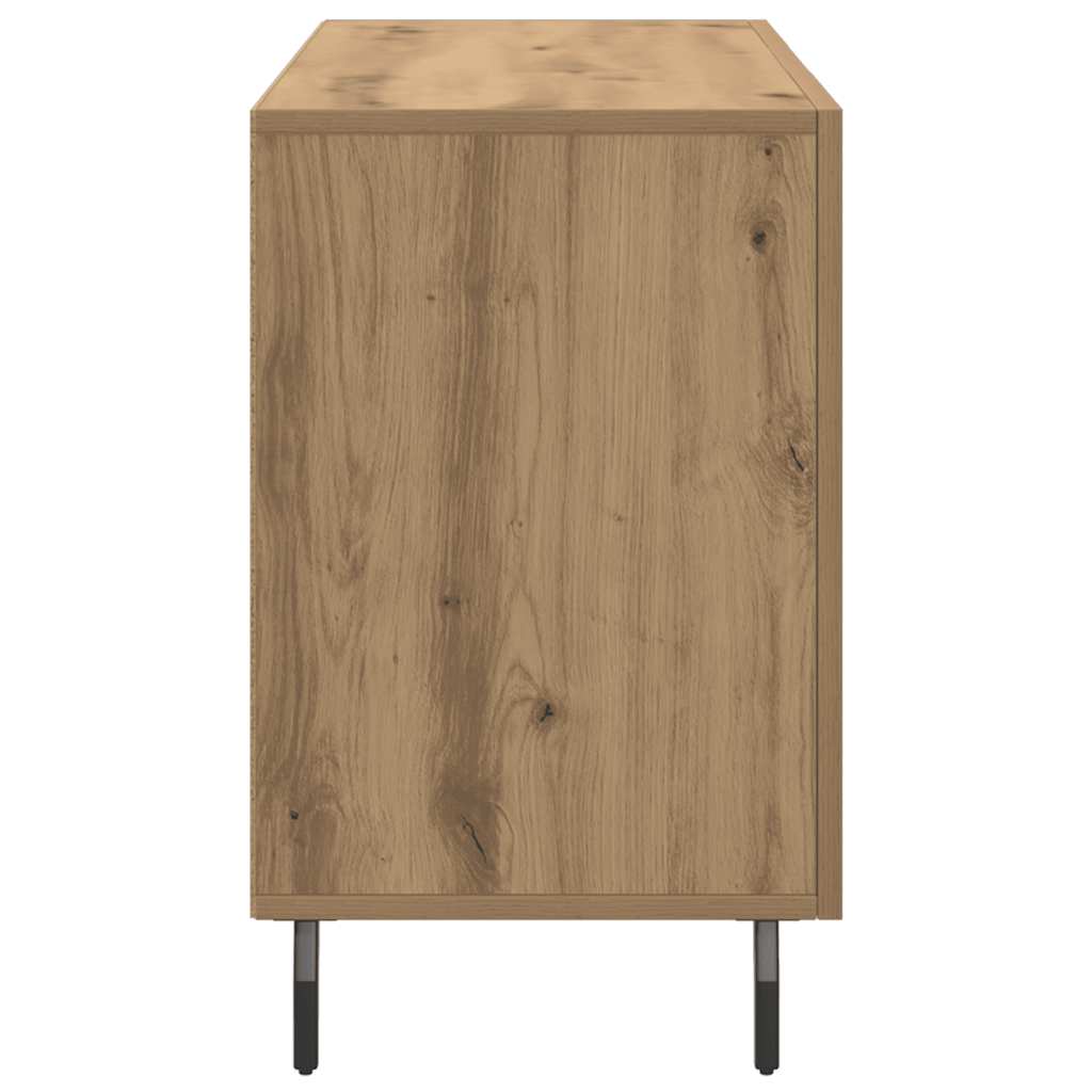 skænk 100x36x60 cm konstrueret træ egetræsfarve