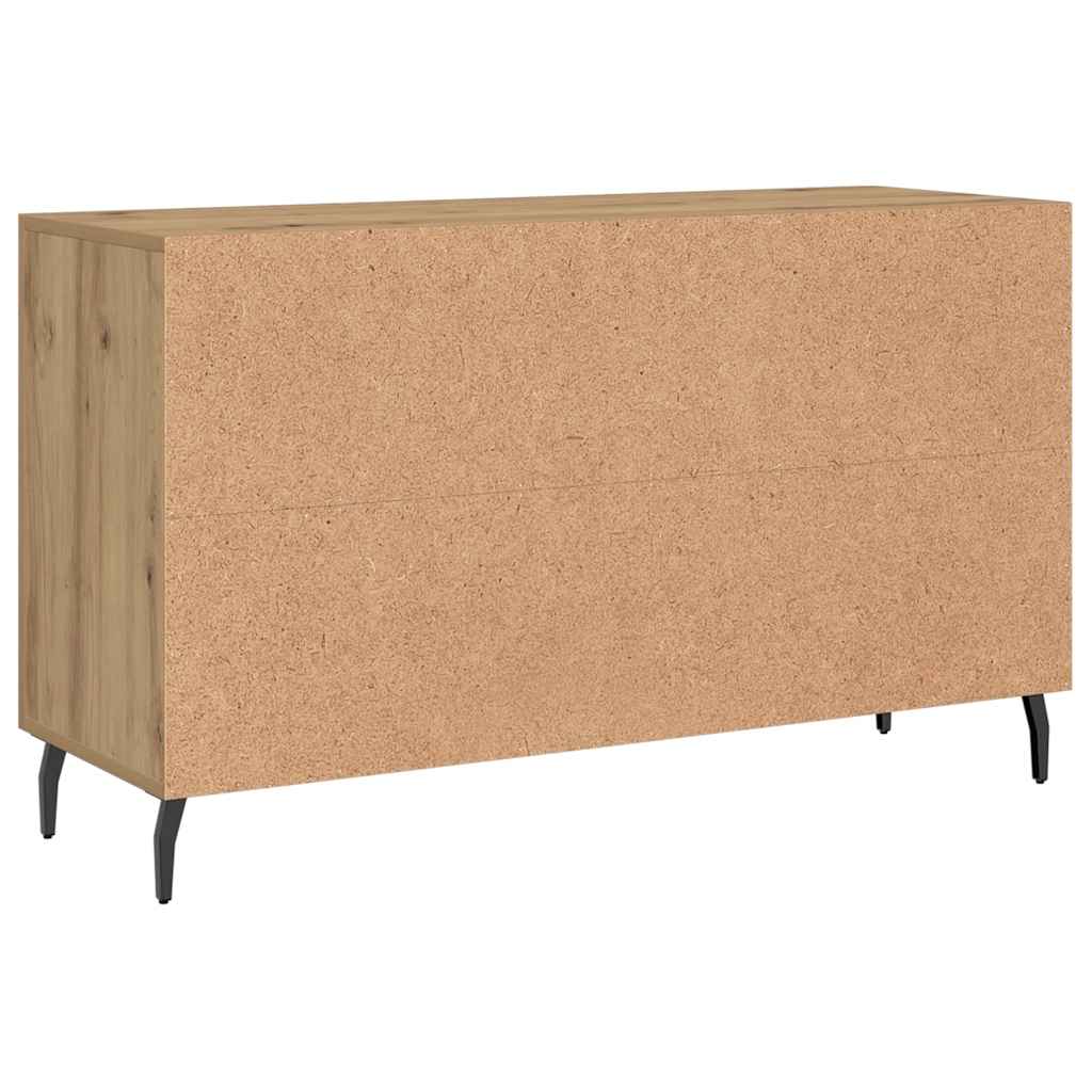 skænk 100x36x60 cm konstrueret træ egetræsfarve