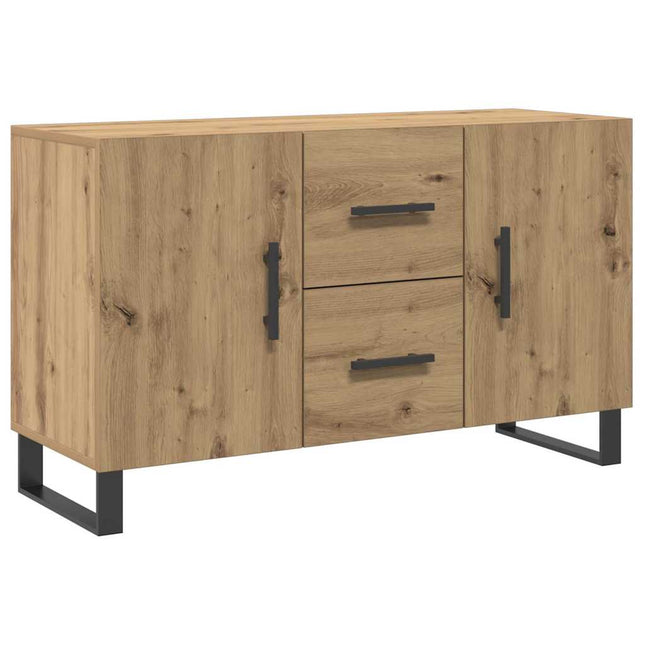 skænk 100x36x60 cm konstrueret træ kunsteg