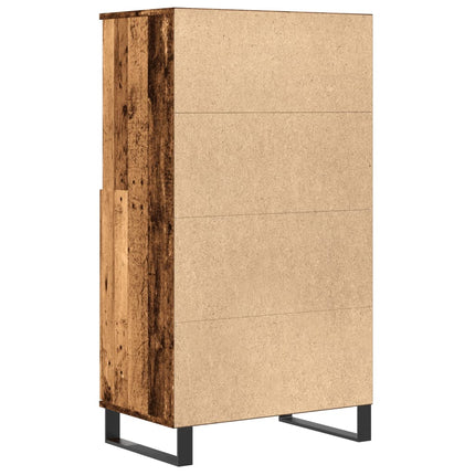 skab 60x36x110 cm konstrueret træ gammelt træ-look