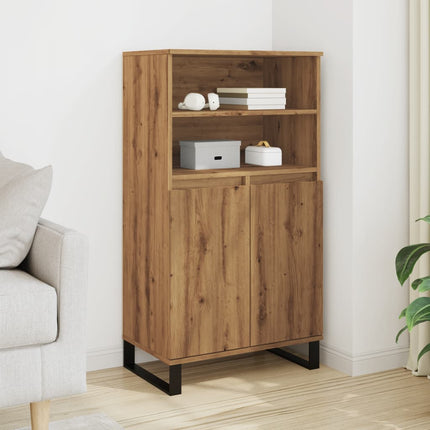skab 60x36x110 cm konstrueret træ kunsteg