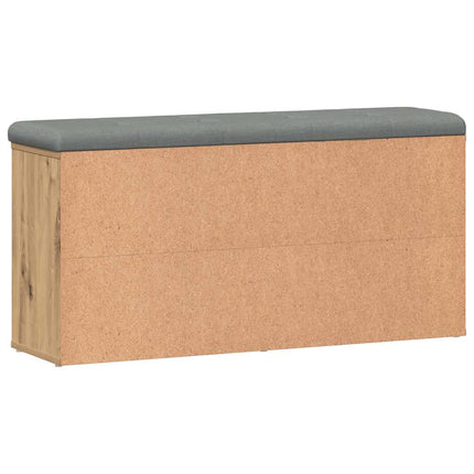 skobænk 102x32x50 cm konstrueret træ kunsteg
