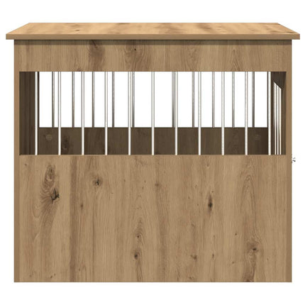 hundebur 55x80x68 cm konstrueret træ kunsteg