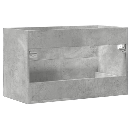 underskab til håndvask 80x38,5x48 cm konstrueret træ betongrå