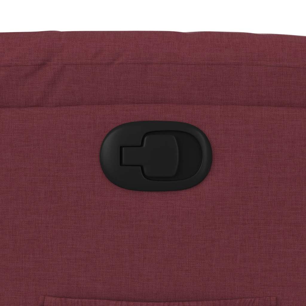 lænestol stof vinrød