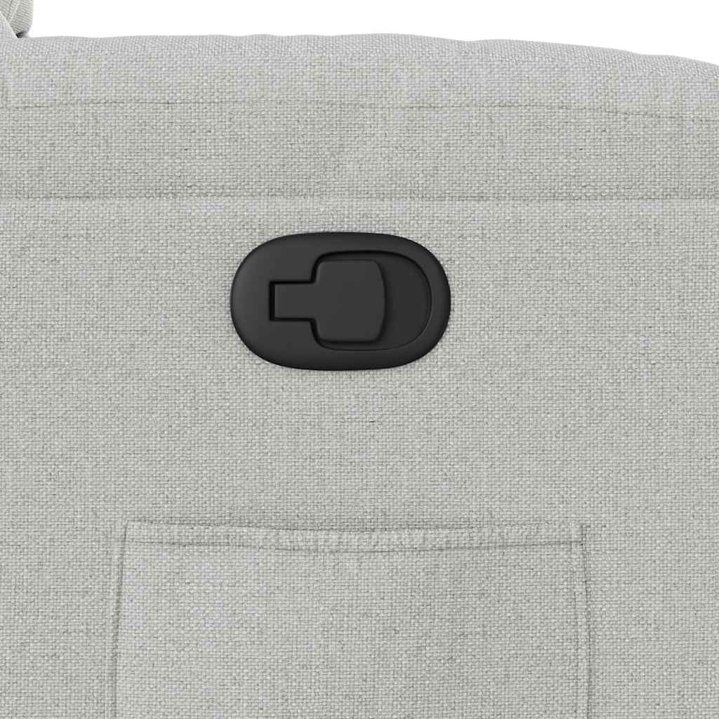 liggestol stof skygrå