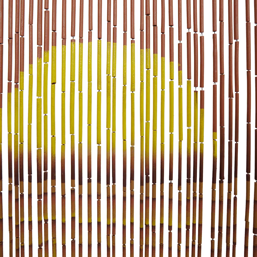 insektgardin til døren palmetræ print 90x220 cm bambus