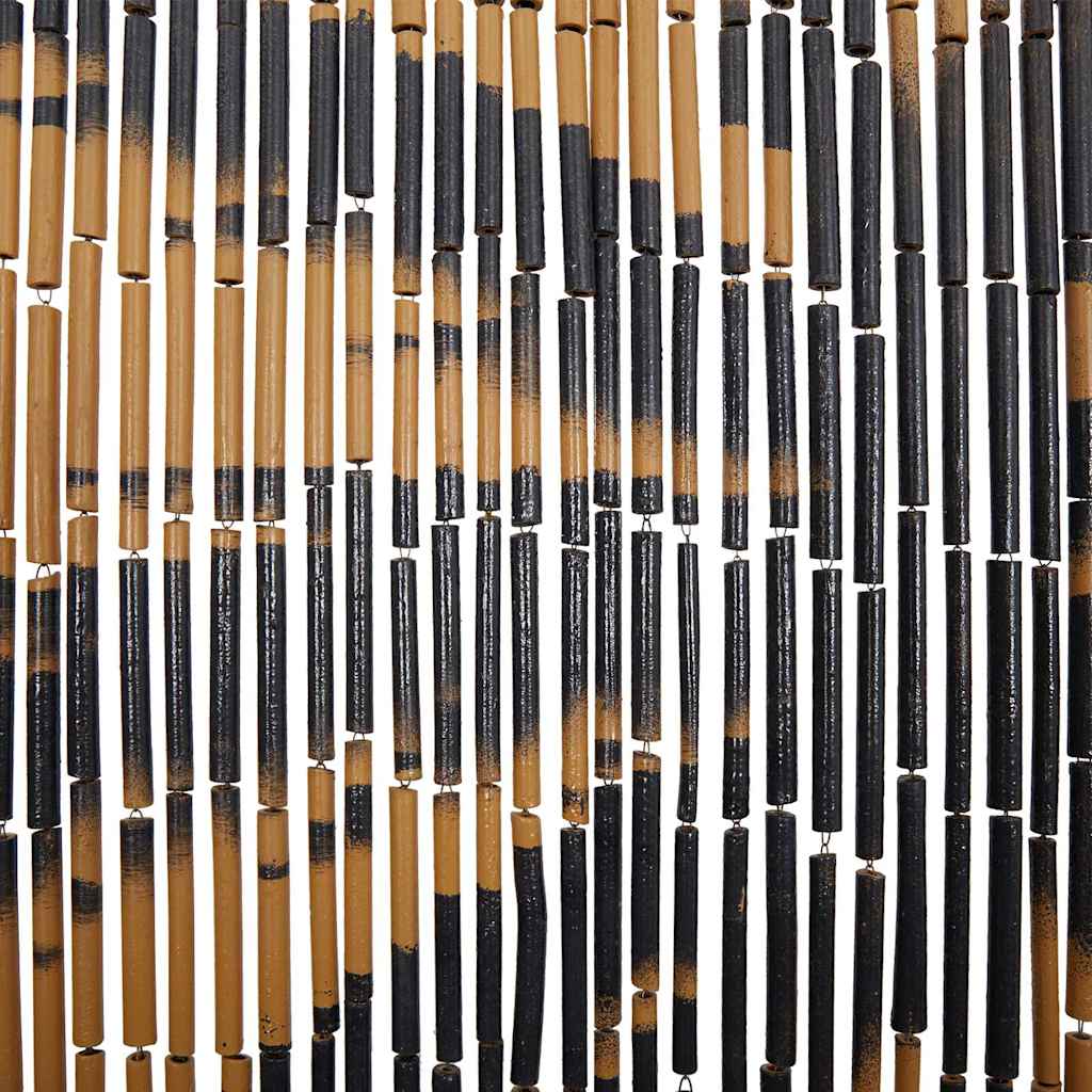 insektgardin til døren palmetræ print 100x220 cm bambus