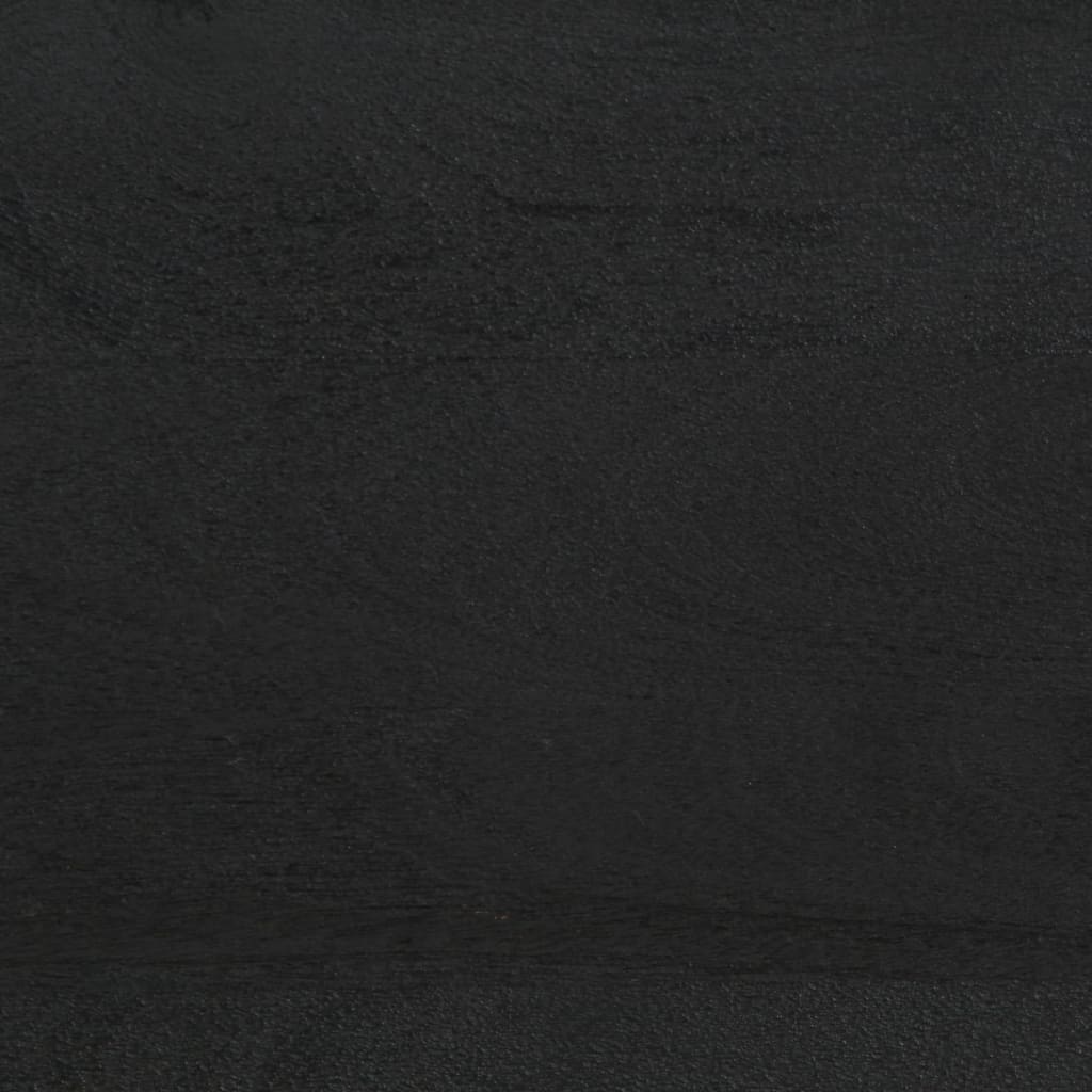 sengebord 40x33x46 cm massivt mangotræ sort