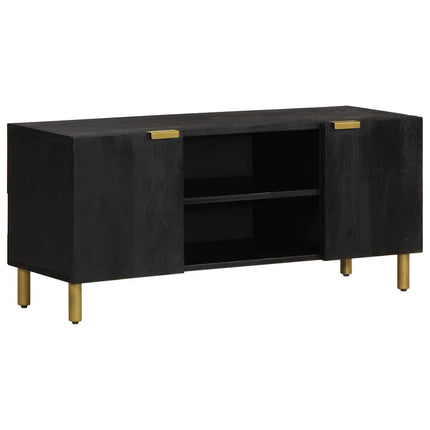 tv-bord 105x33x46 cm konstrueret træ sort