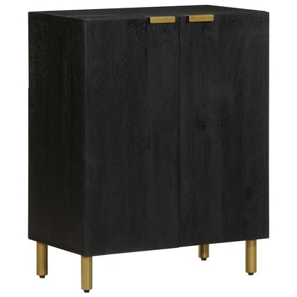 skab 60x33x75 cm konstrueret træ sort