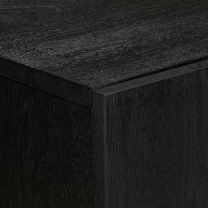 skab 60x33x75 cm konstrueret træ sort