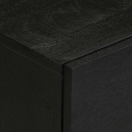 sengebord konstrueret træ 50x33x62 cm sort