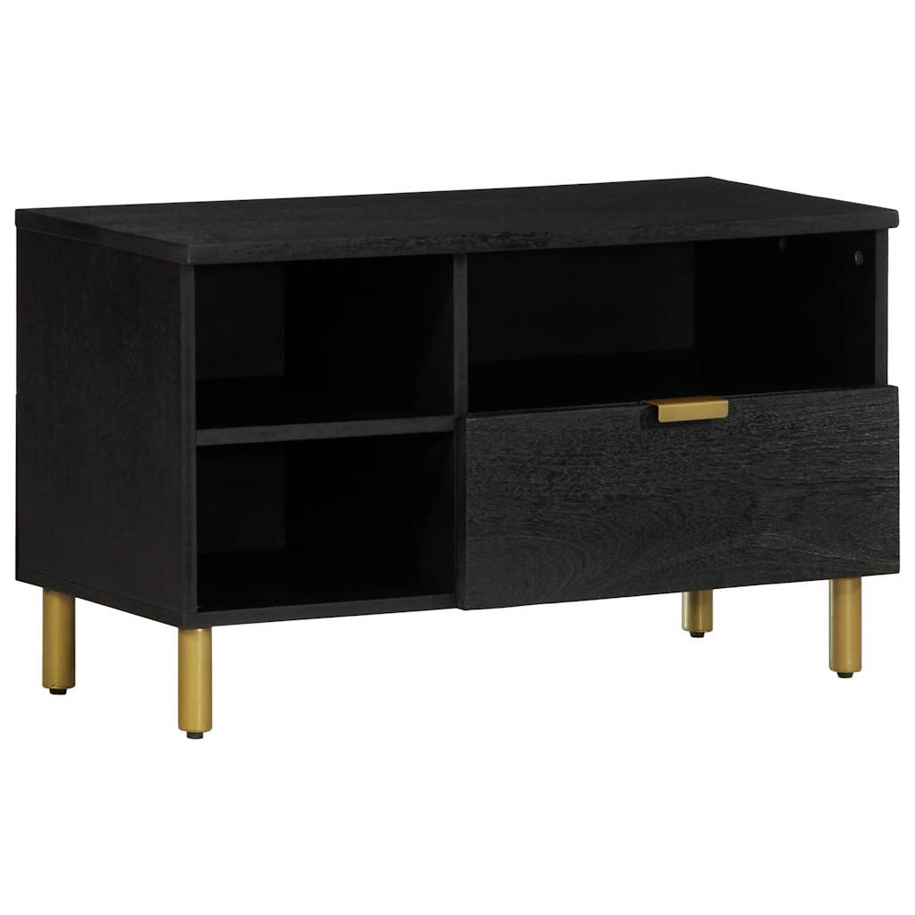 tv-bord 80x33x46 cm konstrueret træ sort