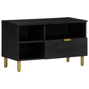 tv-bord 80x33x46 cm konstrueret træ sort