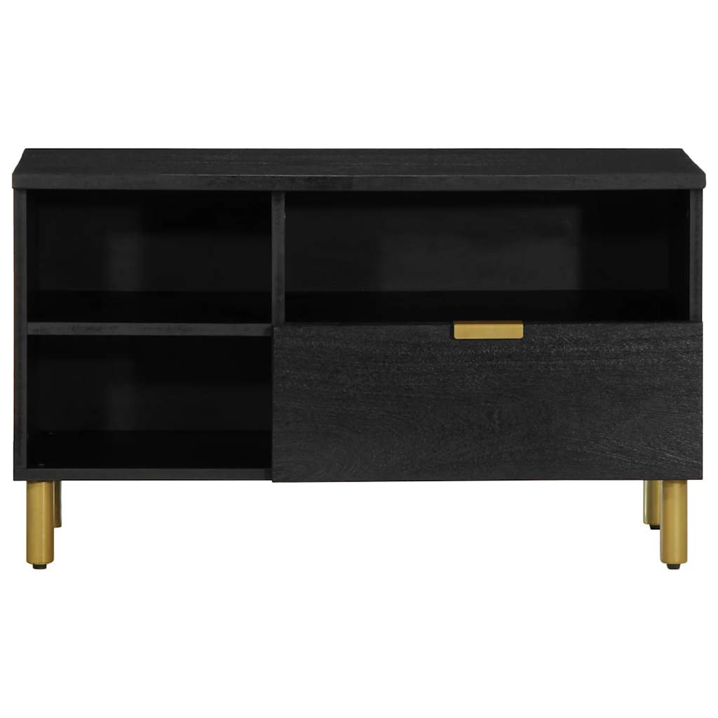 tv-bord 80x33x46 cm konstrueret træ sort
