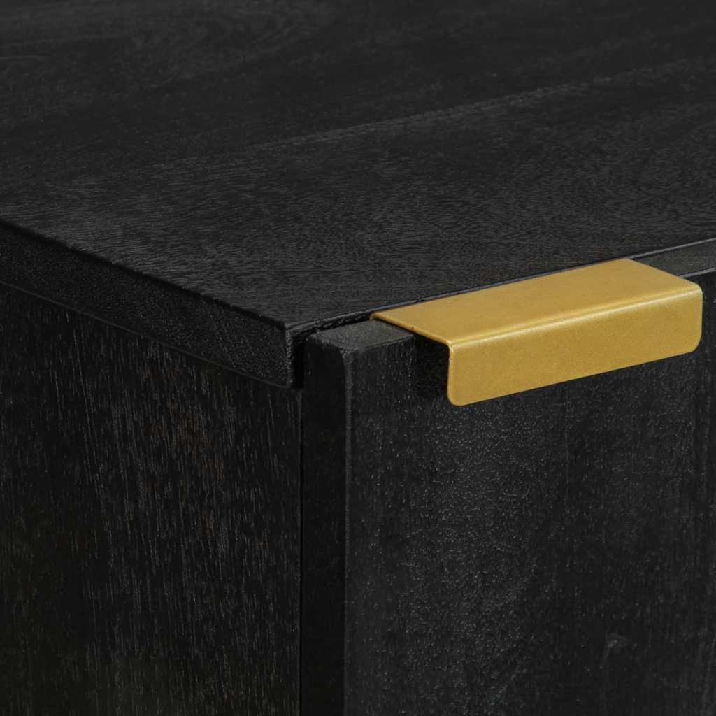 vægskab til badeværelse 38x33x48 cm konstrueret træ sort