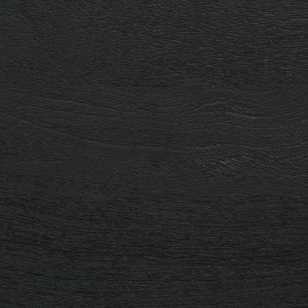 badeværelsesskab 38x33x160 cm massivt mangotræ sort