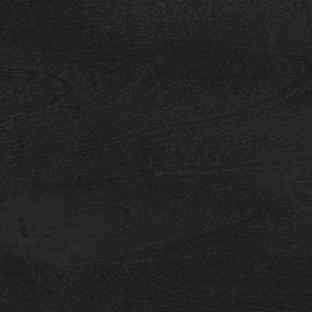 kommode 90x34x80 cm konstrueret træ sort