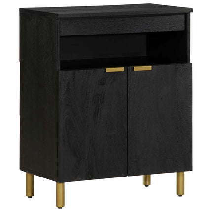 skab 60x33x75 cm konstrueret træ sort