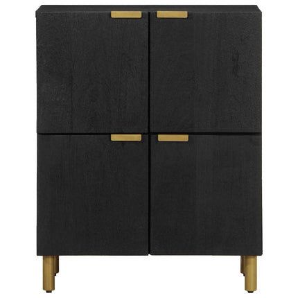 skab 60x33x75 cm konstrueret træ sort