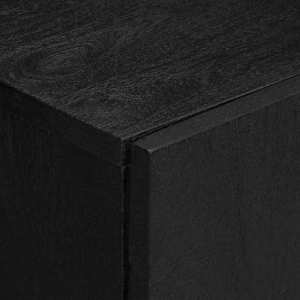skab 60x33x75 cm konstrueret træ sort
