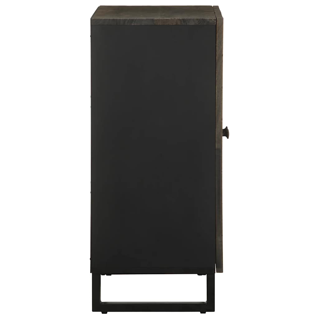 skænk 60x33x75 cm massivt mangotræ sort