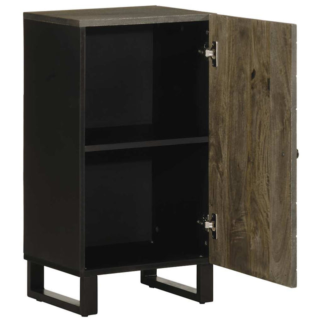 skænk 40x33x75 cm massivt mangotræ sort