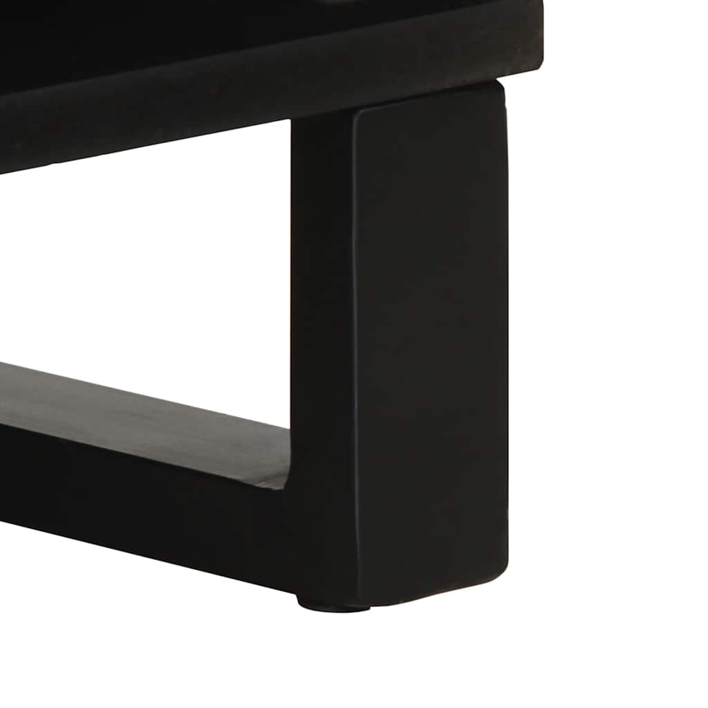 skænk 80x33x75 cm massivt mangotræ sort