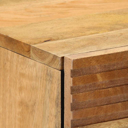 sengebord 50x33x60 cm massivt mangotræ brun