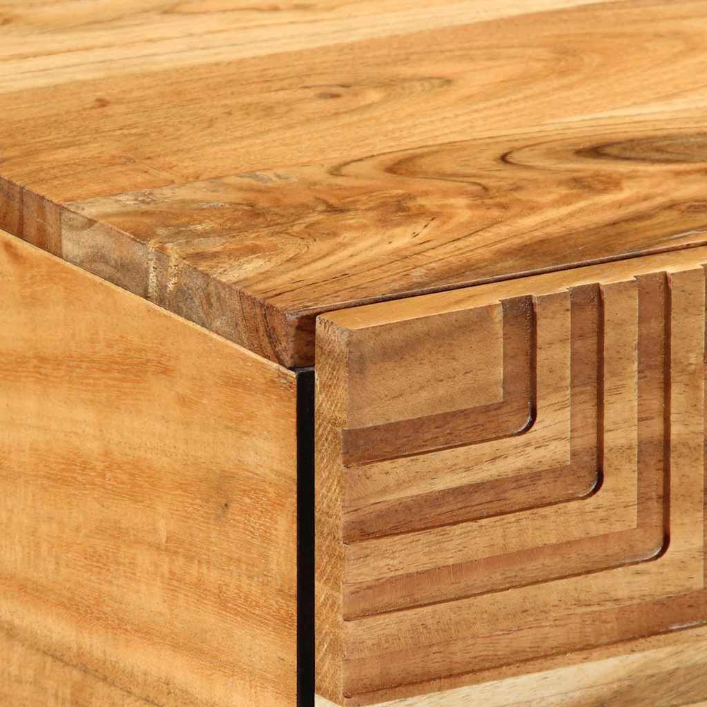 Sofabord Brun 100 x 54 x 40 cm Massivt akacietræ