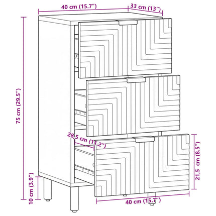Sideboard 40 x 33 x 75 cm