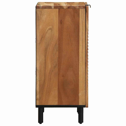 Sideboard med hylde Brun 40 x 33,5 x 75 cm Massivt mangotræ