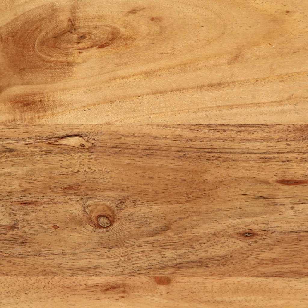 Skænk med hylde med dør Brun 60 x 33 x 75 cm Massivt akacietræ