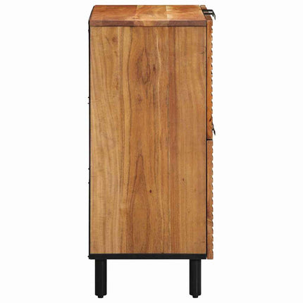 Sideboard med hylde Brun 60 x 33,5 x 75 cm Massivt mangotræ