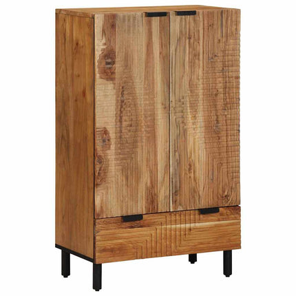 Highboard med skuffe Brun 60 x 33 x 100 cm Massivt mangotræ