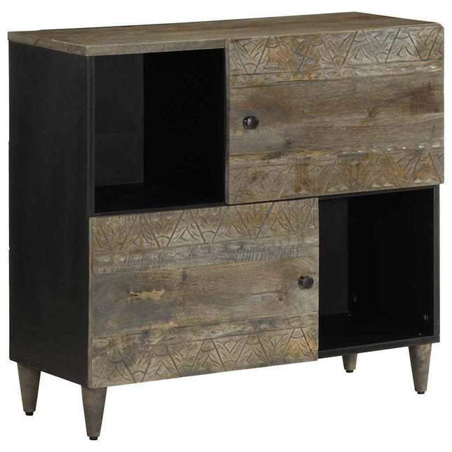 skænk 80x33x75 cm massivt mangotræ