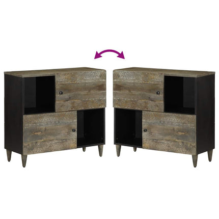skænk 80x33x75 cm massivt mangotræ