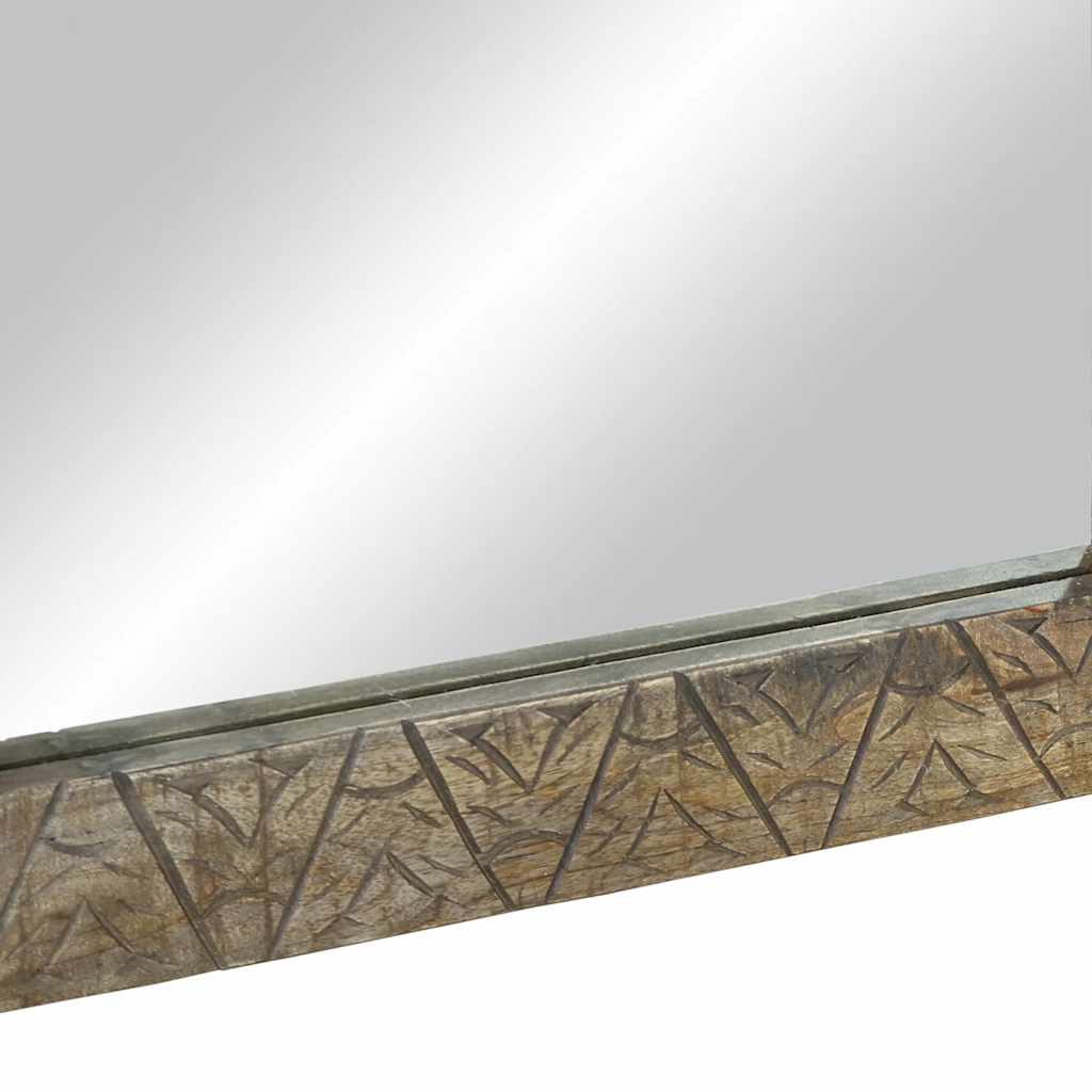 badeværelsesspejl 50x2,5x70 cm massivt mangotræ