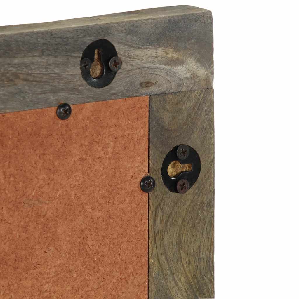 badeværelsesspejl 50x2,5x70 cm massivt mangotræ