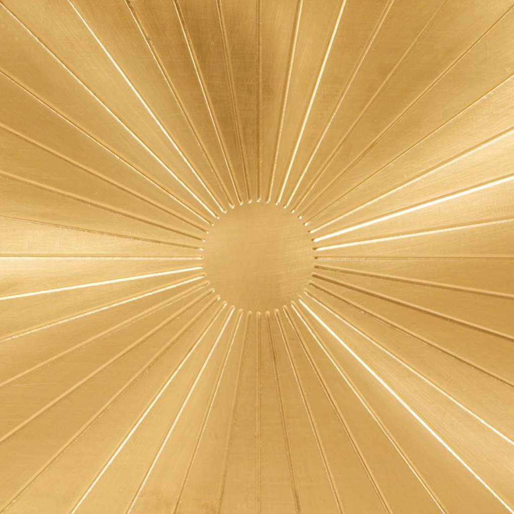 Sengebord 2 pcs Sort og Guld 40 x 33,5 x 46 cm