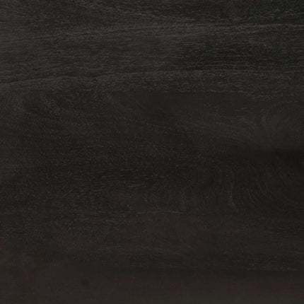 Sideboard Sort og Guld 60 x 33 x 75 cm Massivt mangotræ