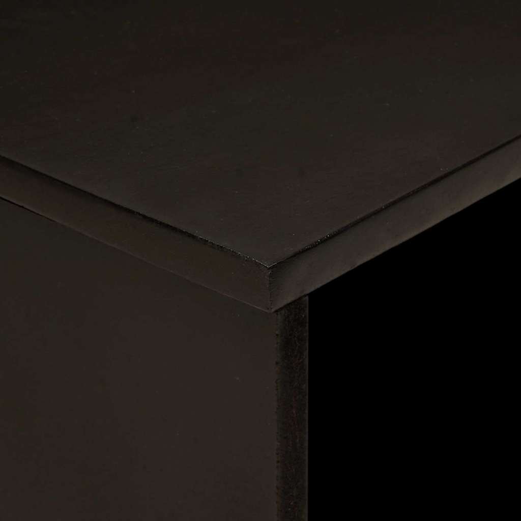 Sofabord Sort og Guld 80 x 50 x 40 cm