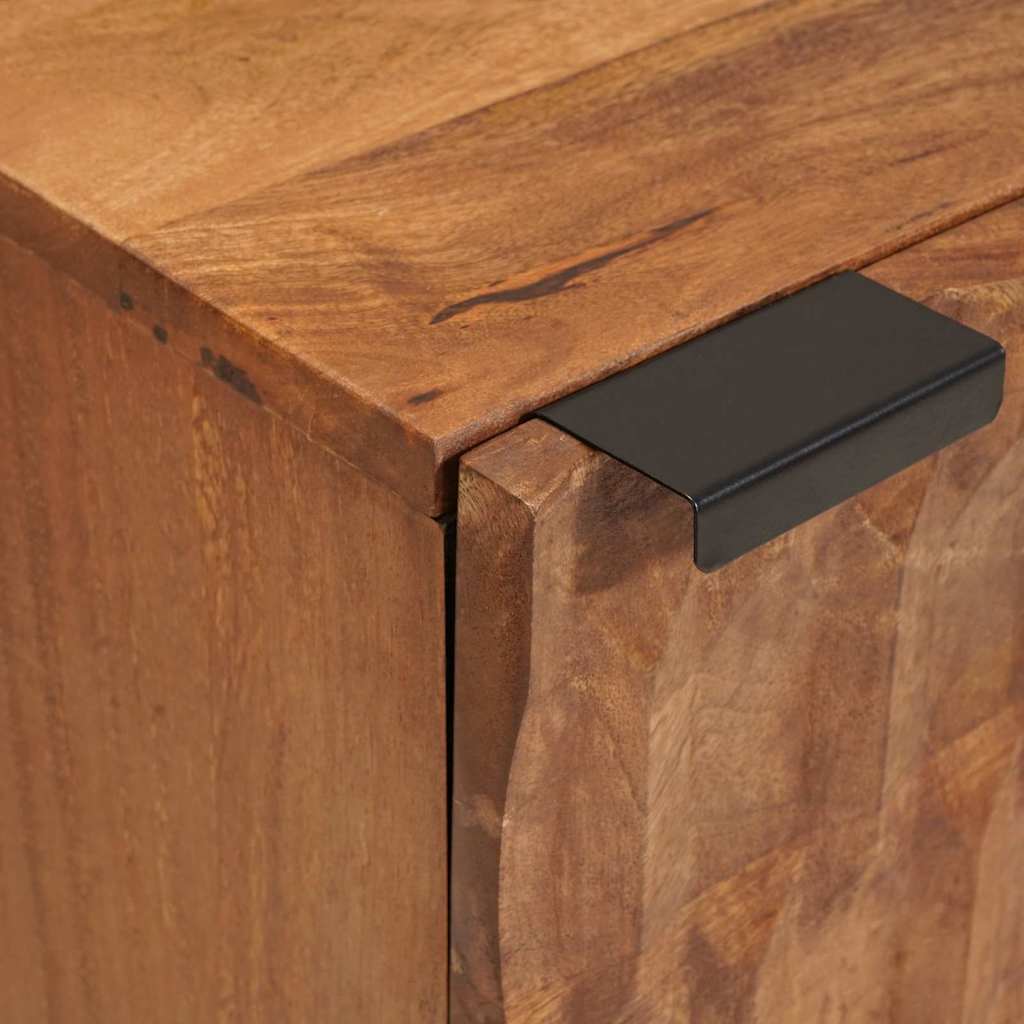 Natskab 2 pcs Brun 40 x 33 x 46 cm Massivt mangotræ